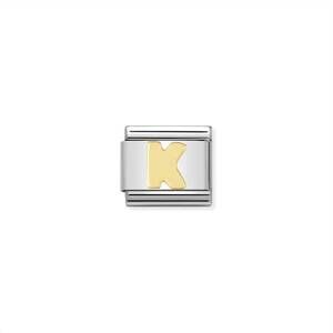 NEW NOMINATION unisex letters links bracelet in k